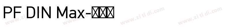 PF DIN Max字体转换